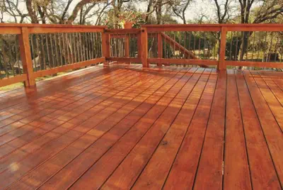 Timber Deck Polishing